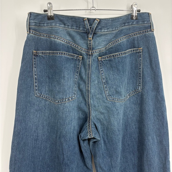 Veronica Beard Kasey Mid Rise Wide-Leg Jean - Picture 7 of 12